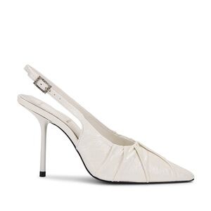 NEW size 39 ivory bridal slingback pumps